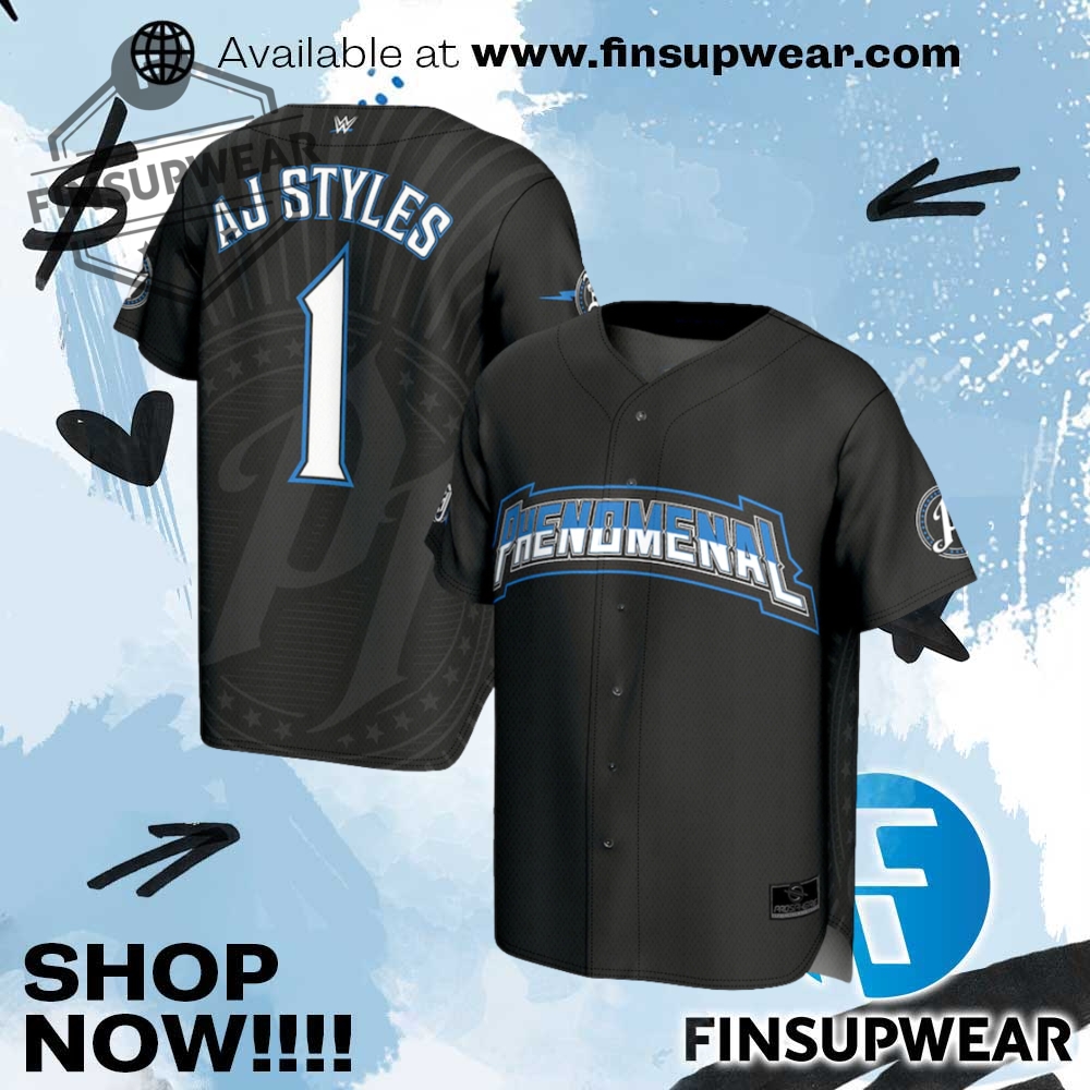 Top Trending 2025: Must-Have Basketball Jerseys and Baseball Jerseys 13 Mens Prosphere Black Aj Styles Phenomenal Baseball Jersey