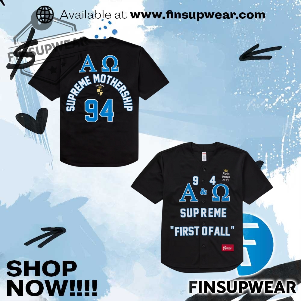 Top Trending 2025: Must-Have Basketball Jerseys and Baseball Jerseys 14 Supreme Alpha Omega Baseball Jersey Black