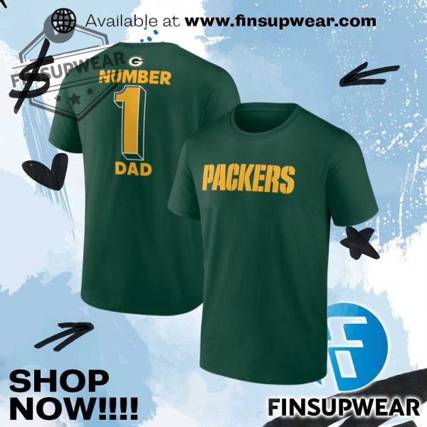 Green Bay Packers Dad Jersey Tshirt finsupwear 1