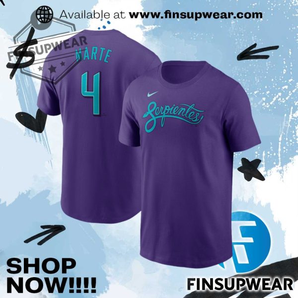 Ketel Marte Arizona Diamondbacks Nike 2025 City Connect Fuse Name Number Tshirt finsupwear 1