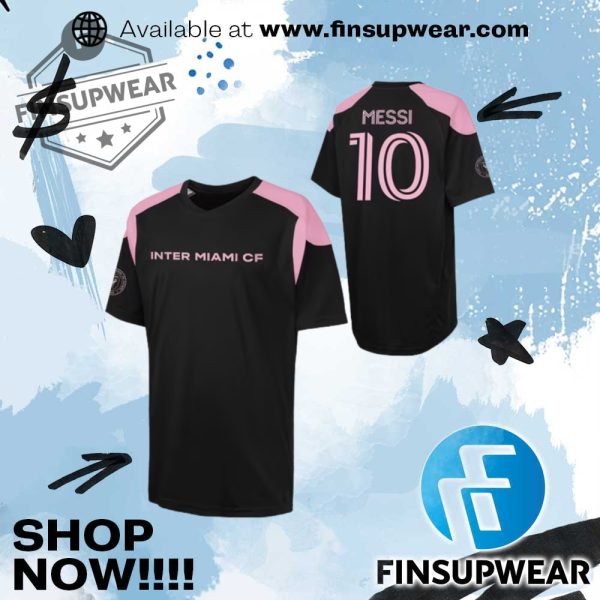 Lionel Messi Inter Miami Cf Youth Black Wordmark Nn Player Shirt finsupwear 1