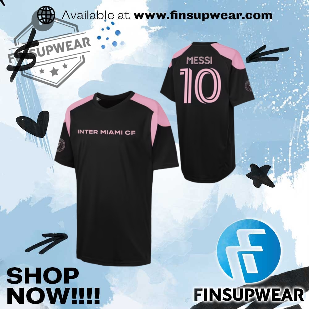 Lionel Messi Inter Miami Cf Youth Black Wordmark Nn Player Shirt 1 Lionel Messi Inter Miami CF Youth Black Wordmark NN Player Shirt