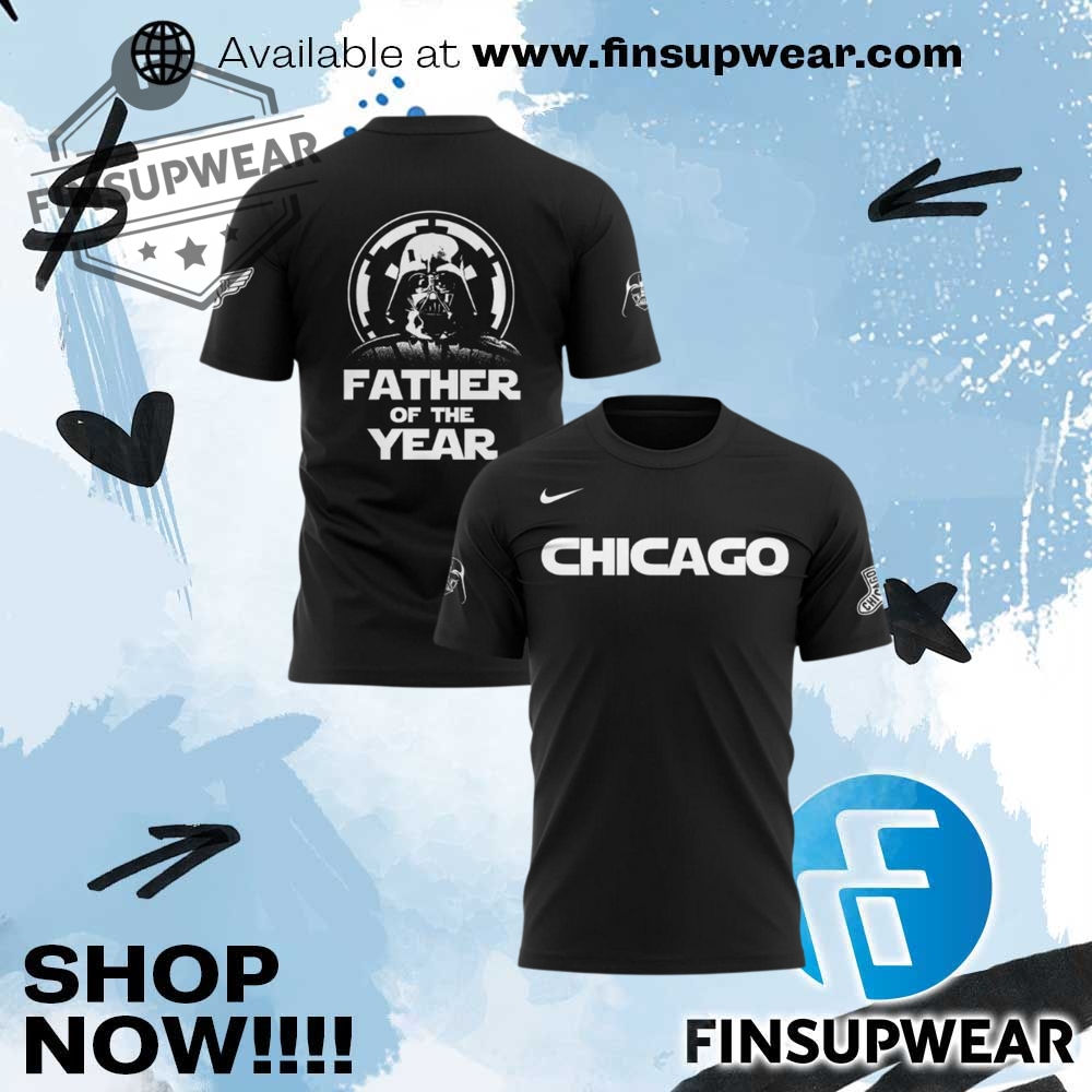 White Sox Darth Vader Father Of The Year Tshirt 1 White Sox Darth Vader Father Of The Year TShirt