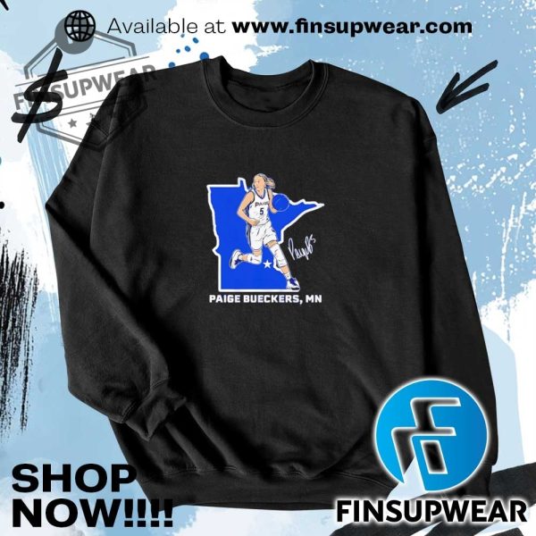 Paige Bueckers Minnesota State Star Signature Shirt finsupwear 3