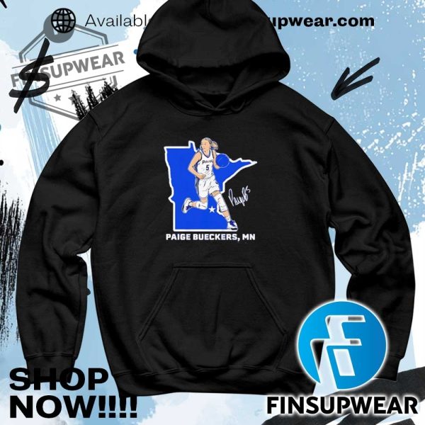 Paige Bueckers Minnesota State Star Signature Shirt finsupwear 4