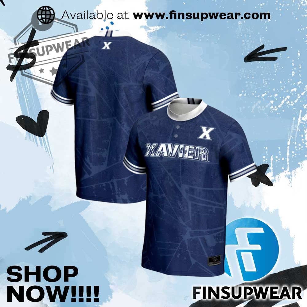 Top Trending 2025: Must-Have Basketball Jerseys and Baseball Jerseys 4 Prosphere Xavier Musketeers Youth Navy Blue Vigor Jersey