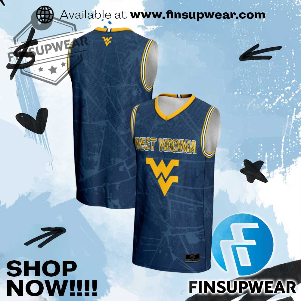Top Trending 2025: Must-Have Basketball Jerseys and Baseball Jerseys 9 Prosphere West Virginia Mountaineers Youth Vigor Navy Blue Basketball Jersey