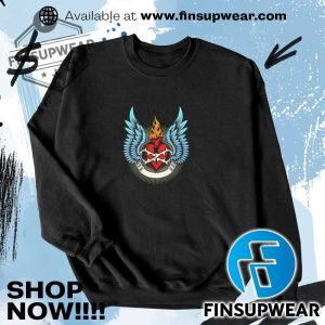 A Fiery Heart With Wings Shirt Hoodie Sweatshirt Sweater Vintage finsupwear 3