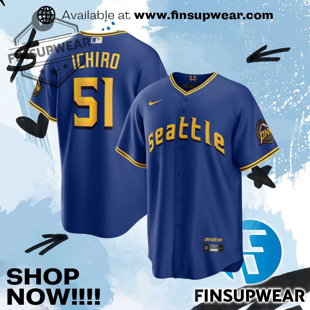 Mens Seattle Mariners Ichiro Suzuki Nike Royal City Connect Replica Player Jersey 1 Mens Seattle Mariners Ichiro Suzuki Nike Royal City Connect Replica Player Jersey finsupwear 1