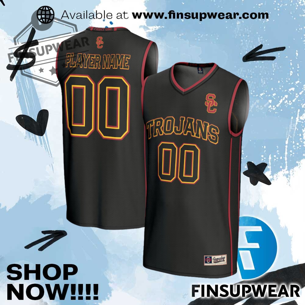 Unisex Gameday Greats Black Usc Trojans Lightweight Collegiate Mens Basketball Nil Pickaplayer Fashion Jersey 1 Unisex Gameday Greats Black Usc Trojans Lightweight Collegiate Mens Basketball Nil Pickaplayer Fashion Jersey finsupwear 1