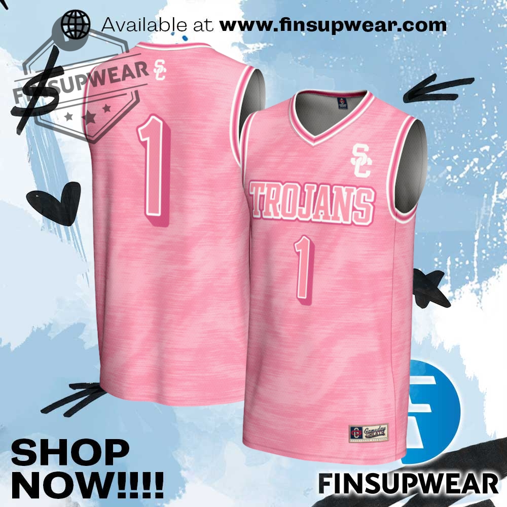 Unisex Gameday Greats Pink Usc Trojans Lightweight Basketball Fashion Jersey 1 Unisex GameDay Greats Pink USC Trojans Lightweight Basketball Fashion Jersey