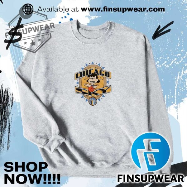 Peanuts Lucy Playing Chicago Sky Shirt Hoodie Crewneck finsupwear 2