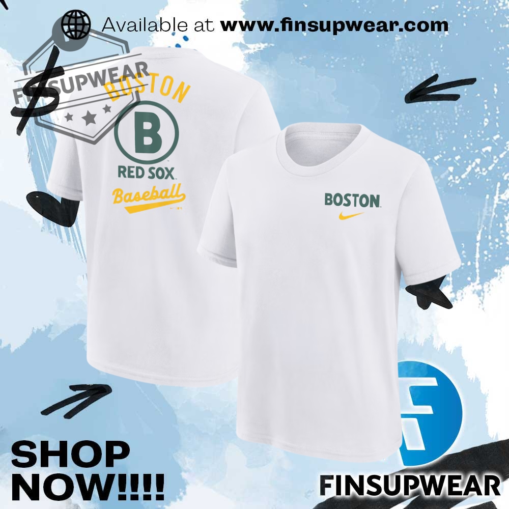 Boston Red Sox Nike Youth 2025 City Connect Tshirt 1 Name
