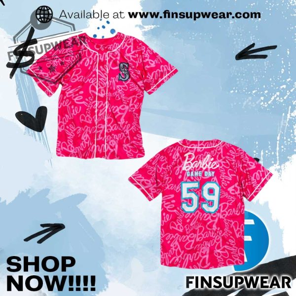 Mariners Pink At The Park Jersey 2025 Giveaways finsupwear 1