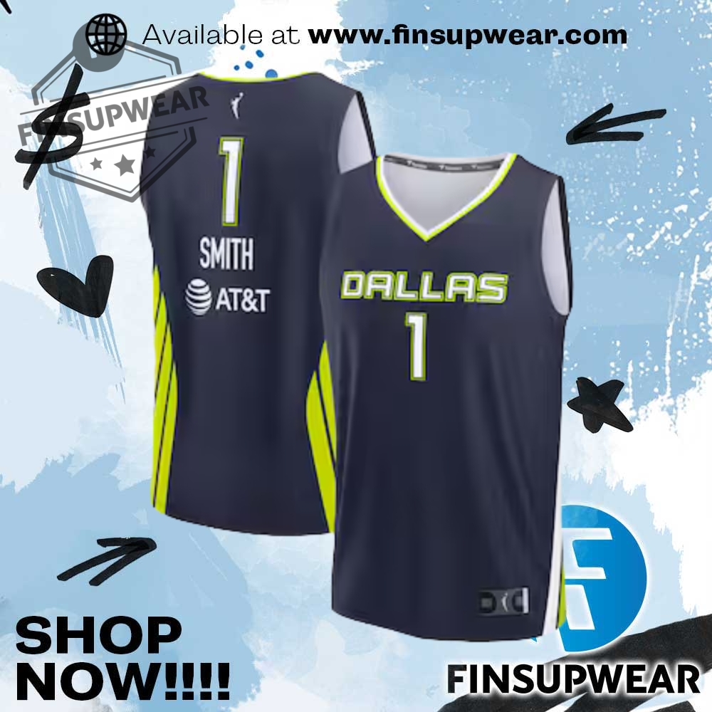Unisex Dallas Wings Nalyssa Smith Fanatics Navy Explorer Edition Fast Break Replica Jersey 1 Unisex Dallas Wings NaLyssa Smith Fanatics Navy Explorer Edition Fast Break Replica Jersey