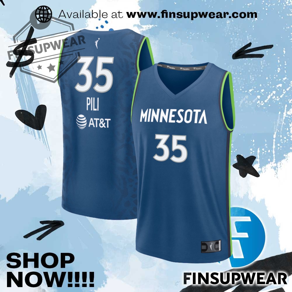 Youth Minnesota Lynx Alissa Pili Fanatics Blue Explorer Edition Fast Break Replica Jersey 1 Youth Minnesota Lynx Alissa Pili Fanatics Blue Explorer Edition Fast Break Replica Jersey