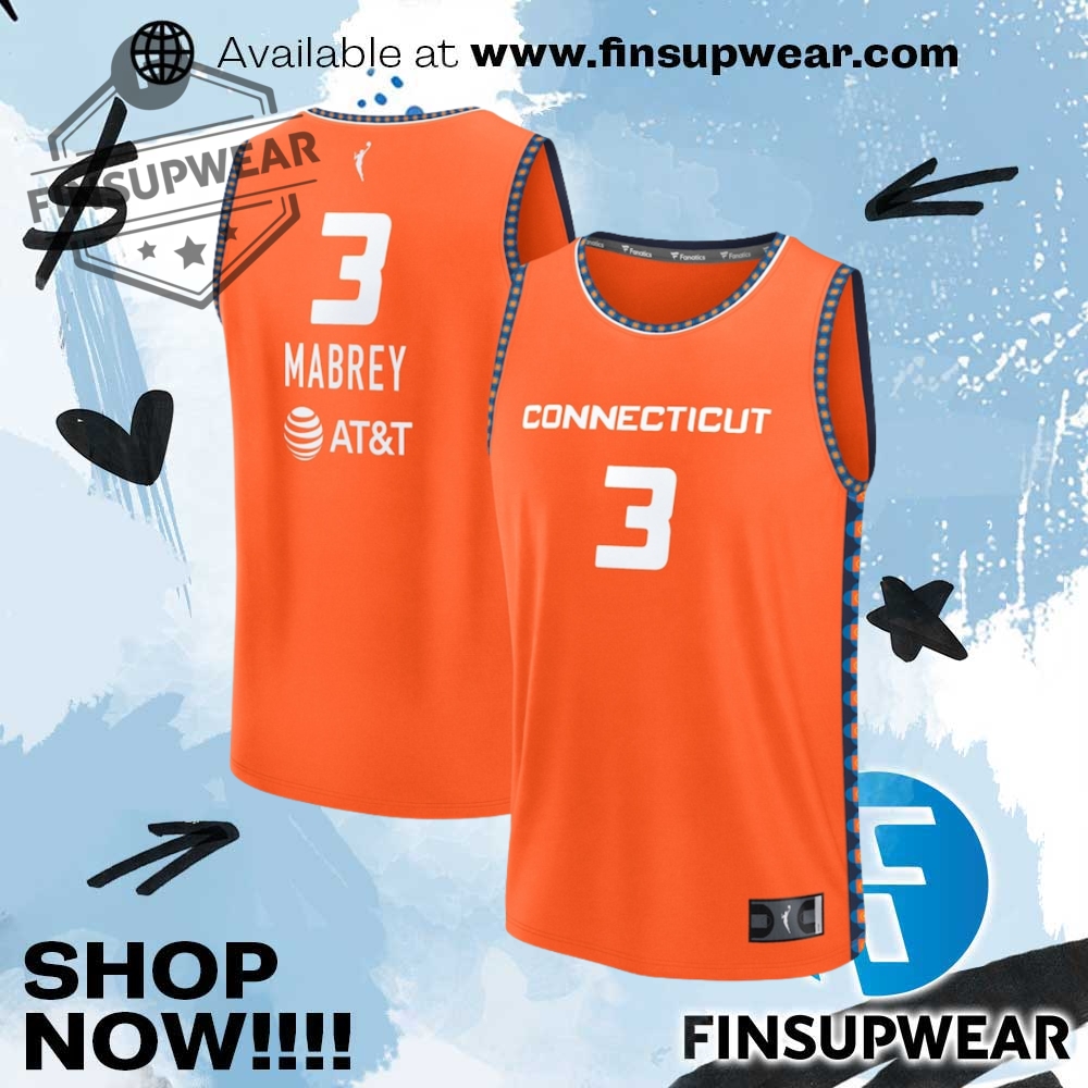 Youth Connecticut Sun Marina Mabrey Fanatics Orange Explorer Edition Fast Break Replica Jersey 1 Youth Connecticut Sun Marina Mabrey Fanatics Orange Explorer Edition Fast Break Replica Jersey