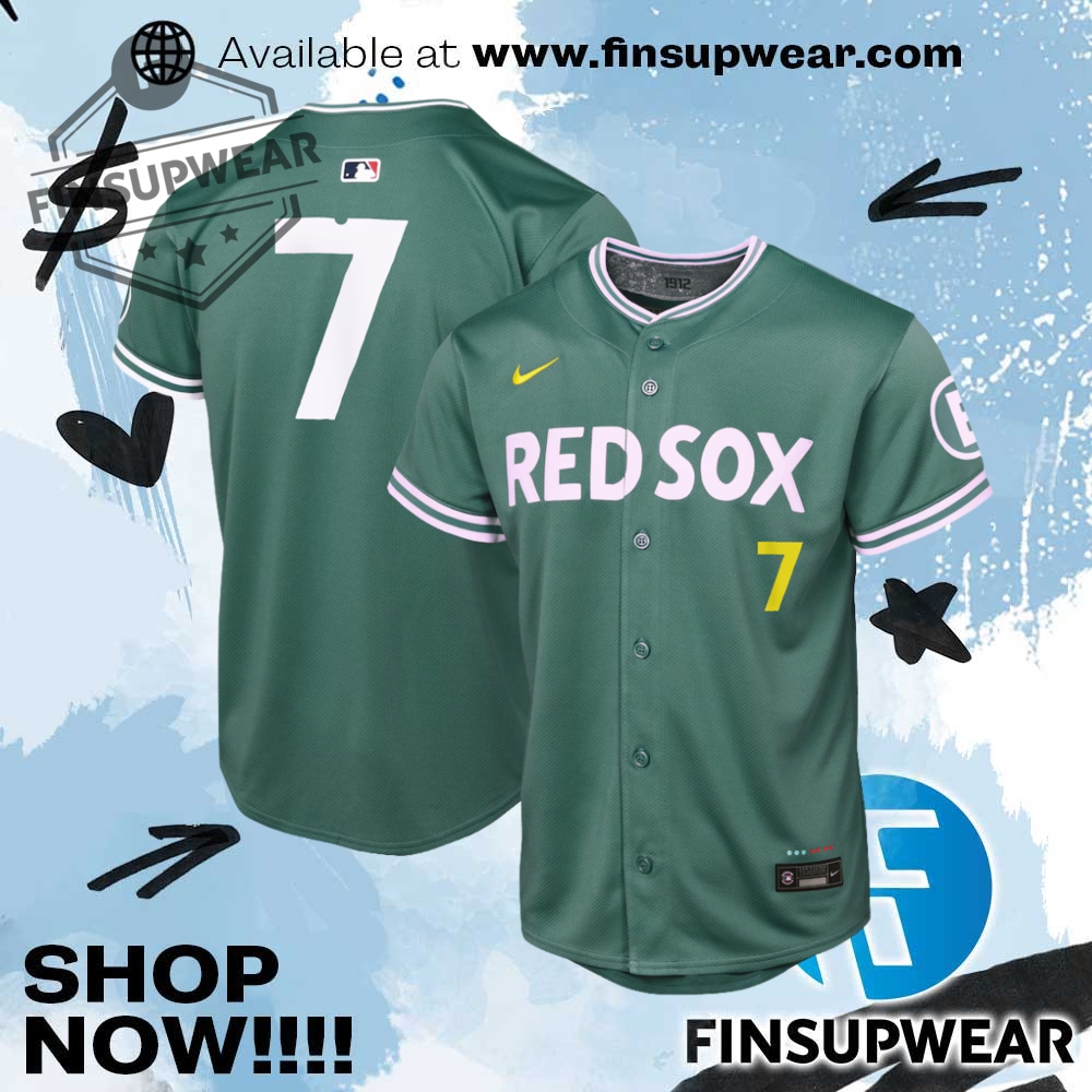 Masataka Yoshida Boston Red Sox Nike Youth 2025 City Connect Limited Player Jersey 1 Masataka Yoshida Boston Red Sox Nike Youth 2025 City Connect Limited Player Jersey