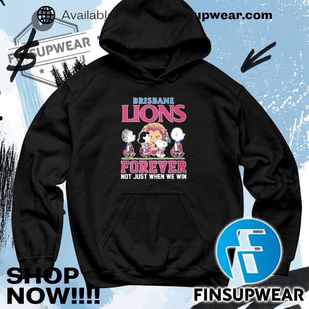 Peanuts Brisbane Lions Forever Not Just When We Win Shirt 8 Peanuts Brisbane Lions forever not just when we win shirt