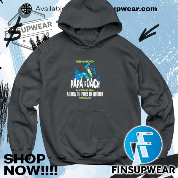 Papa Roach Rise Of The Roach Tour For Show Shirt finsupwear 5