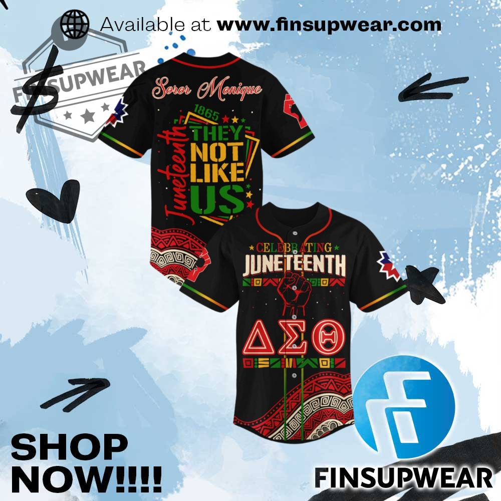 Top Trending 2025: Must-Have Hockey Jerseys, Basketball Jerseys and Baseball Jerseys 6 Delta Sigma Theta X Juneteenth Limited Edition Baseball Jersey