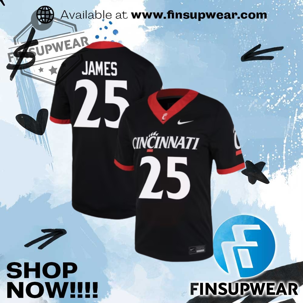 Top Trending 2025: Must-Have Hockey Jerseys, Basketball Jerseys and Baseball Jerseys 10 Daniel James Nike Cincinnati Bearcats Black Nil Game Name And Number Football Jersey