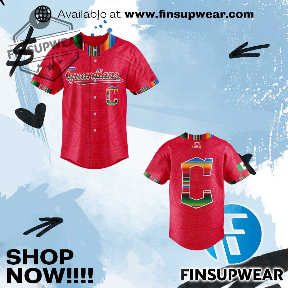 2025 Cleveland Guardians Mexican Heritage Night Baseball Jersey 1 2025 Cleveland Guardians Mexican Heritage Night Baseball Jersey