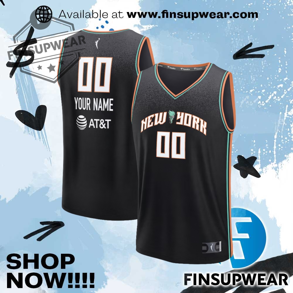 Unisex Fanatics Black New York Liberty Explorer Edition Fast Break Replica Custom Jersey 1 Unisex Fanatics Black New York Liberty Explorer Edition Fast Break Replica Custom Jersey