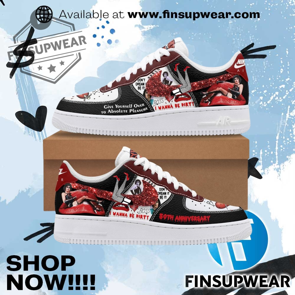 Rocky Horror Picture Show 50Th Anniversary Limited Edition Air Force 1 1 Phish 2025 Wading In The Velvet Sea Air Force 1 Shoes Air Force 1 Nike