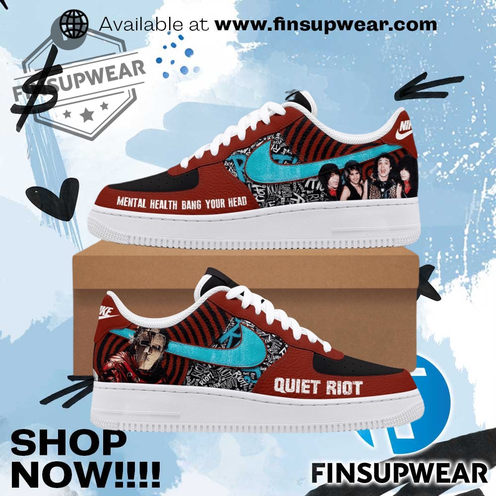 Quiet Riot Metal Health Bang Your Head Limited Edition Air Force 1 1 Air Force 1 Nike
