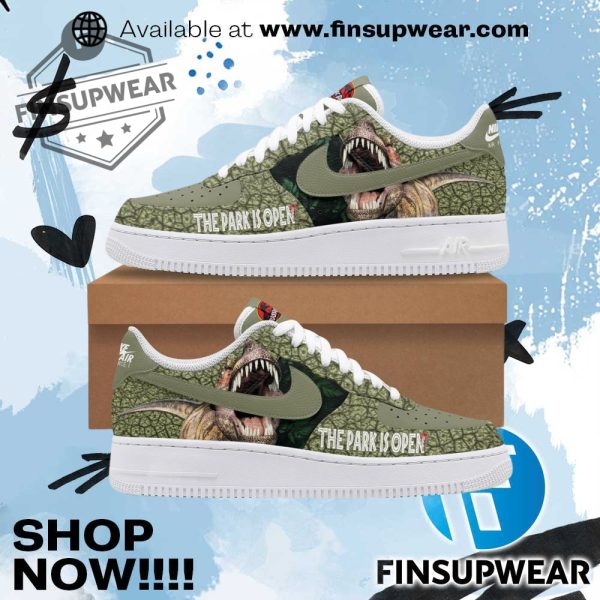 Jurassic Park The Park Is Open Limited Edition Air Force 1 finsupwear 1 2