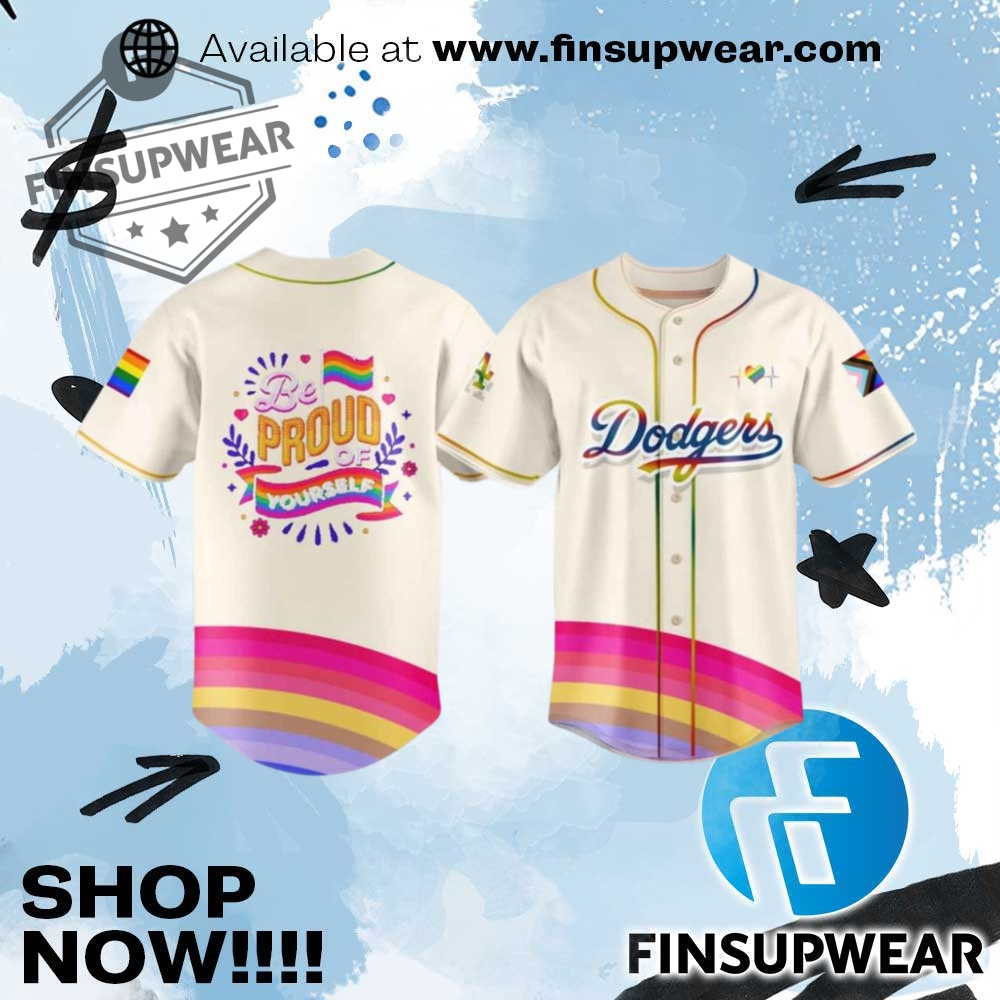 2025 Dodgers Pride Month Jersey finsupwear 1