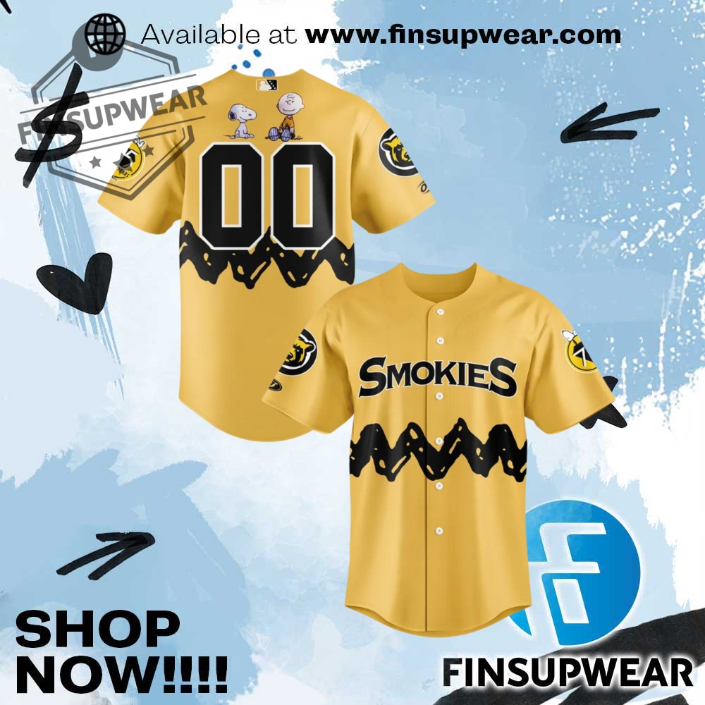 Top Trending 2025: Must-Have Hockey Jerseys, Basketball Jerseys and Baseball Jerseys 6 Knoxville Smokies 2025 Peanuts Night Limited Edition Baseball Jersey