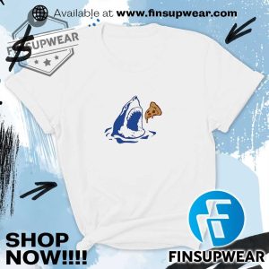 Shark Eating Piece Of Pizza Shirt Hoodie Long Sleeve finsupwear 4