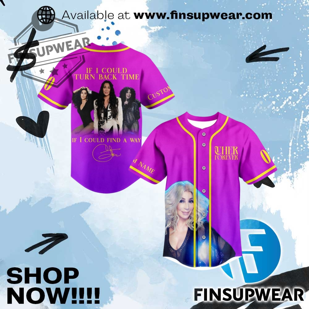 Cher Baseball Jersey 1 Cher Baseball Jersey