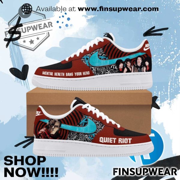 Quiet Riot Metal Health Bang Your Head Limited Edition Air Force 1 finsupwear 1 1