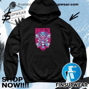 Baby Metal Cartoon Shirt Hoodie Long Sleeve Retro finsupwear 4
