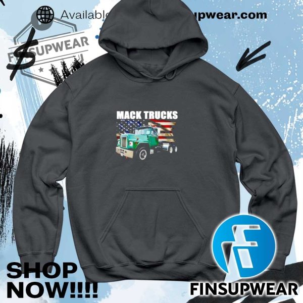 Mack Trucks Usa Flag Shirt Sweatshirt Sweater Vintage finsupwear 5