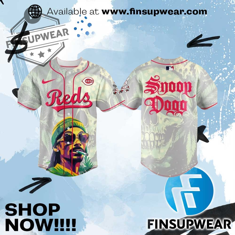 Top Trending 2025: Must-Have Hockey Jerseys, Basketball Jerseys and Baseball Jerseys 4 Cincinnati Reds X Snoop Dogg Postgame Concert 2025 Baseball Jersey