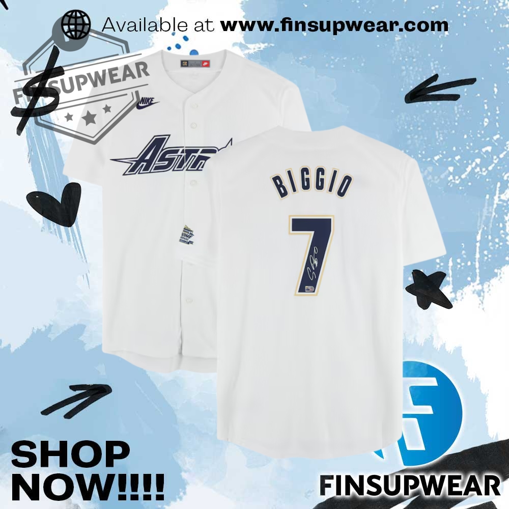 Top Trending 2025: Must-Have Hockey Jerseys, Basketball Jerseys and Baseball Jerseys 8 Craig Biggio Houston Astros Autographed Fanatics Authentic White Nike Cooperstown Limited Jersey