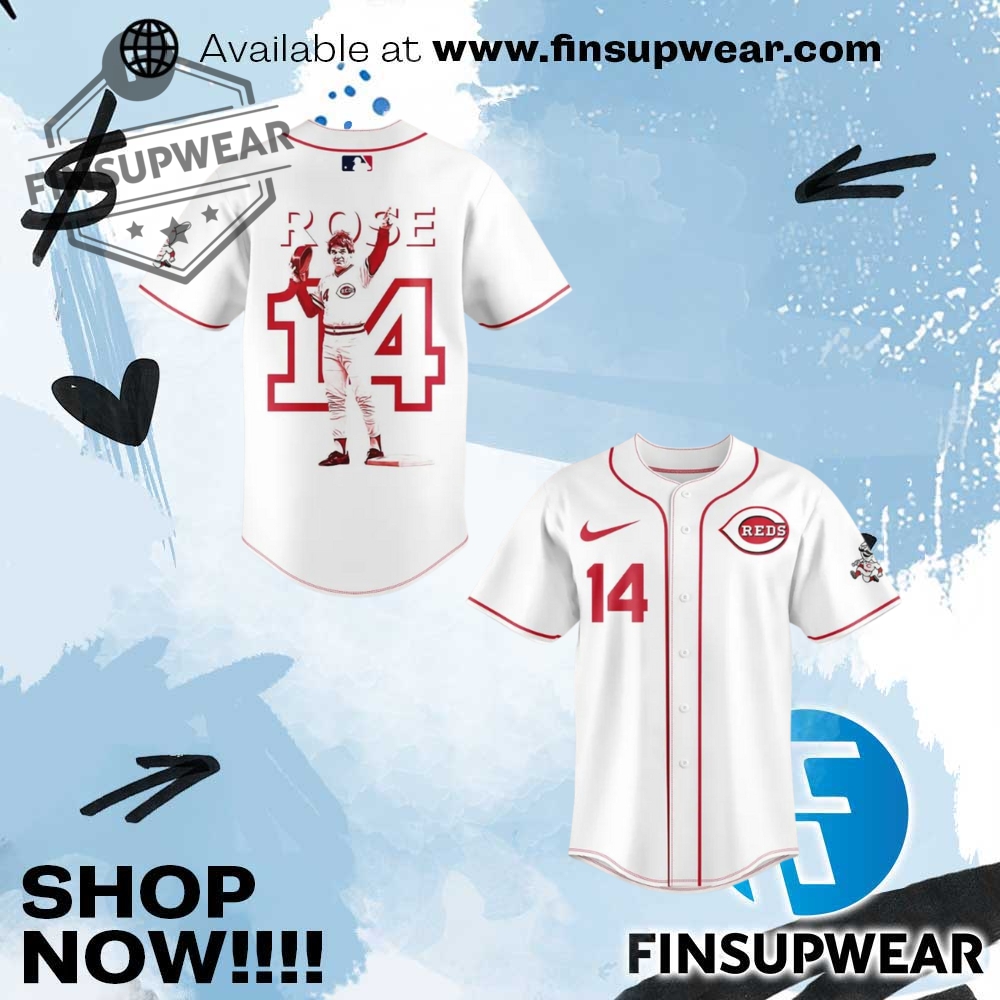 Top Trending 2025: Must-Have Hockey Jerseys, Basketball Jerseys and Baseball Jerseys 10 Cincinnati Reds Pete Rose Night Limited Edition Baseball Jersey