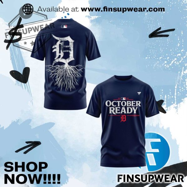 Detroit Tigers Mlb Detroit Roots Tshirt finsupwear 1
