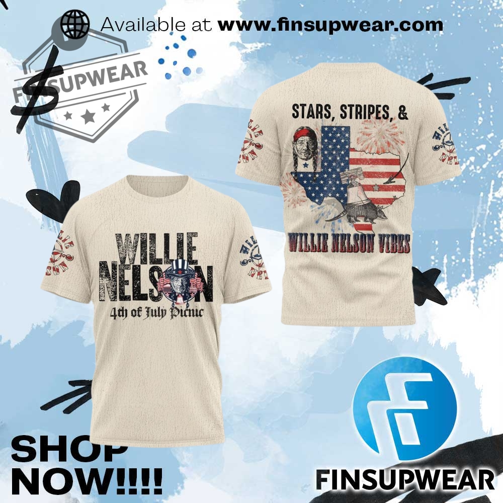 Willie Nelson 4Th Of July Picnic Tshirt 1 Notre Dame Football 2025 Sing Her Glory Limited Edition TShirt