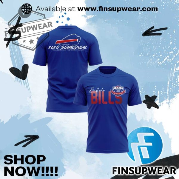 Buffalo Bills Highmark Stadium Farewell Season 2025 Shirt finsupwear 1