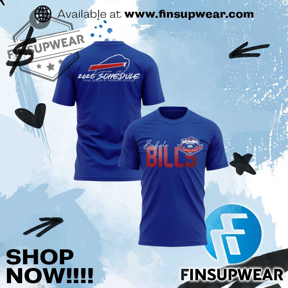 Buffalo Bills Highmark Stadium Farewell Season 2025 Shirt 1 Willie Nelson 4th Of July Picnic TShirt