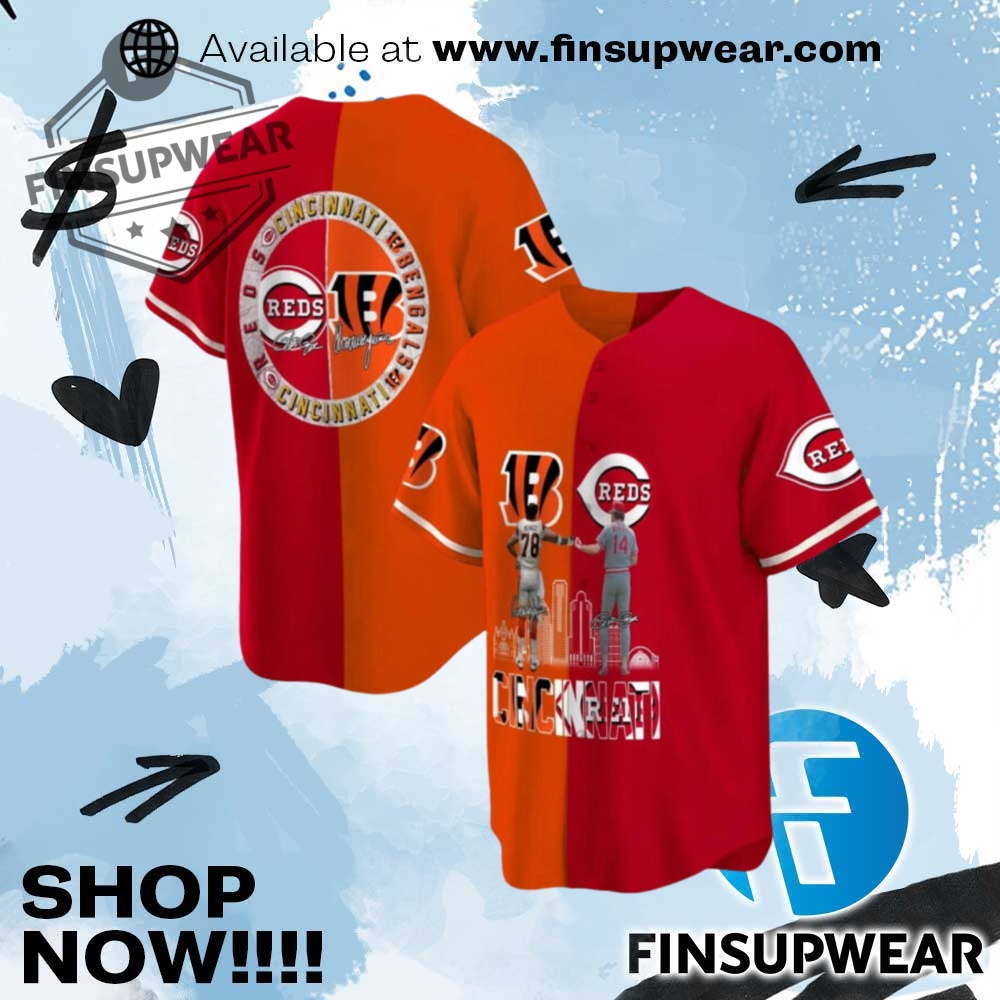 Munoz Bengals Rose Reds Baseball Jersey 1 Munoz Bengals Rose Reds Baseball Jersey