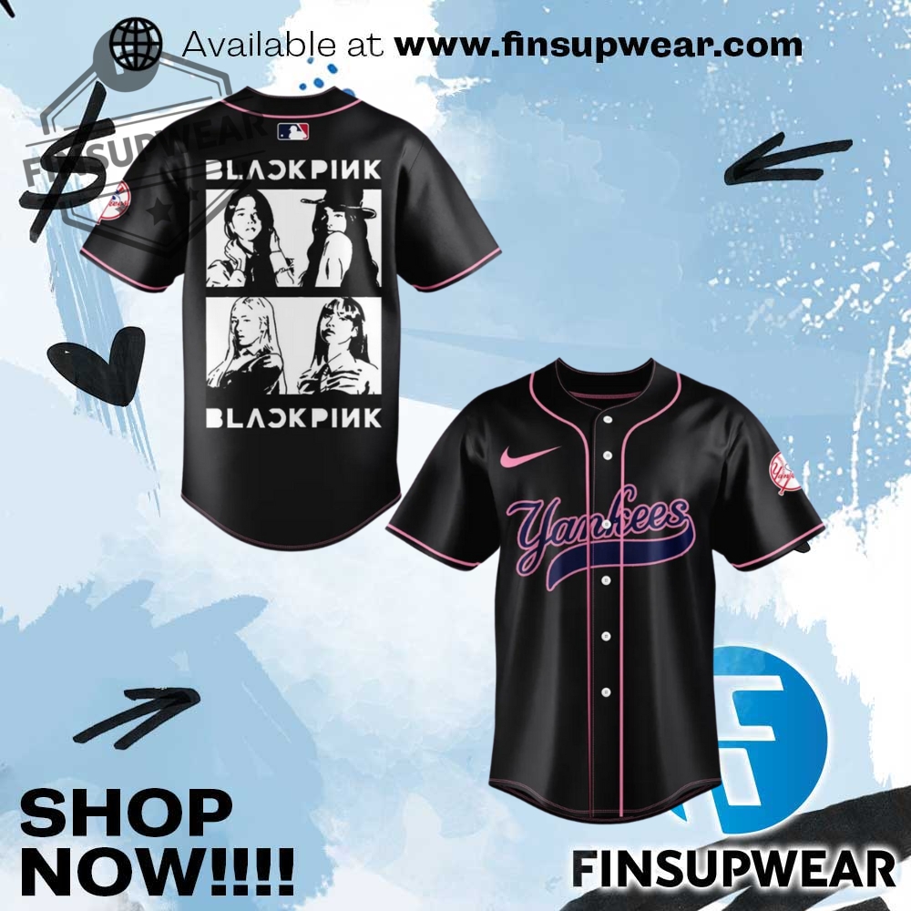 Yankees X Blackpink New York World Tour 2025 Limited Edition Baseball Jersey 1 Yankees x BLACKPINK New York World Tour 2025 Limited Edition Baseball Jersey