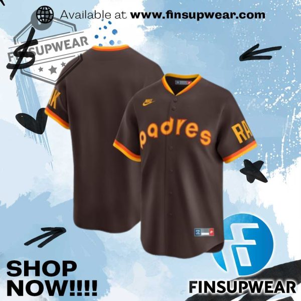 Jersey Mlb Baseball Original San Diego Padres Throwback finsupwear 1