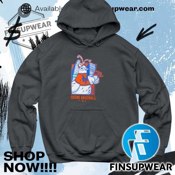 New York Mets Pigeon Queens Baseball Tshirt finsupwear 5