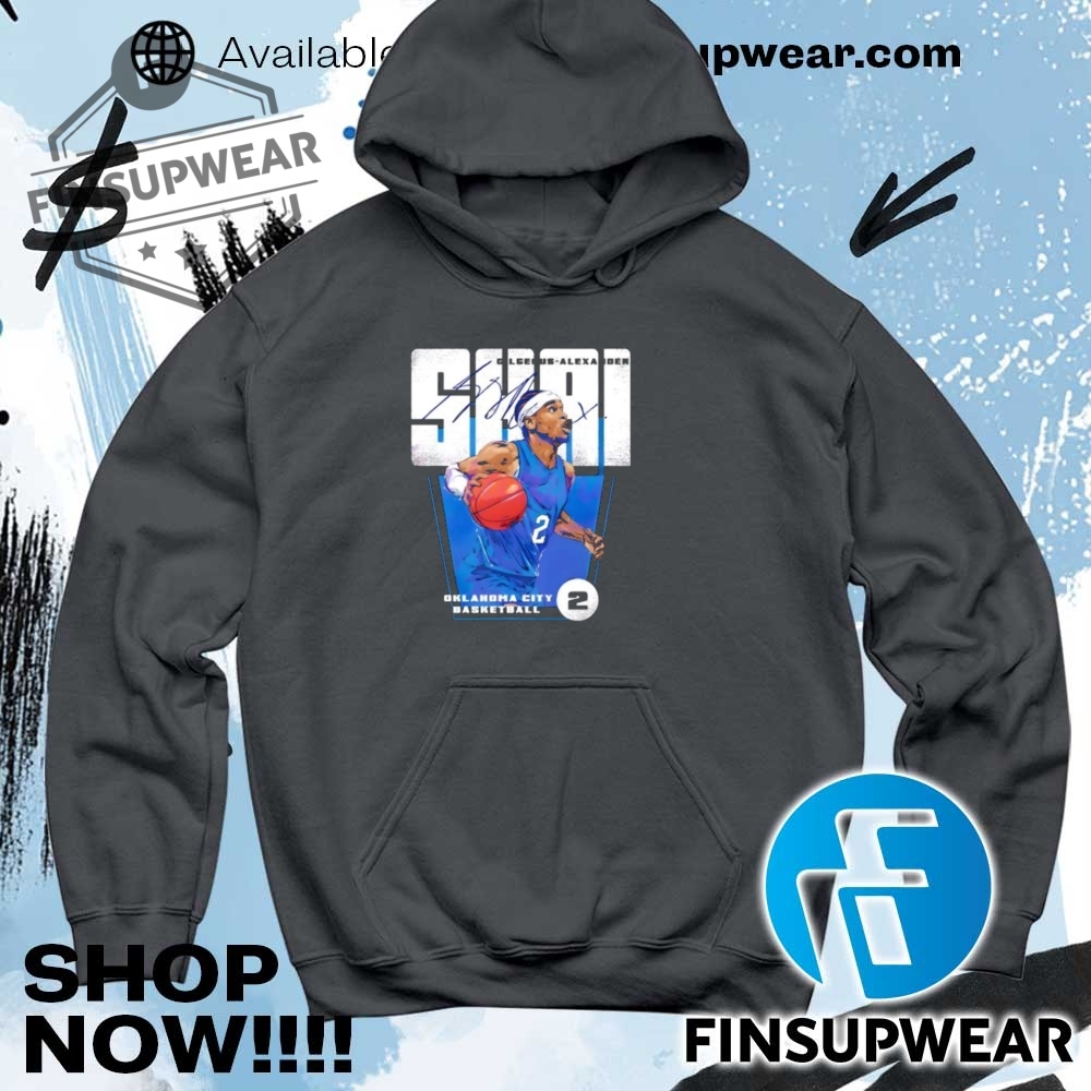 Shai Gilgeous Alexander Oklahoma City Premiere Basketball Tshirt 9 Shai Gilgeous Alexander Oklahoma City Premiere Basketball Tshirt